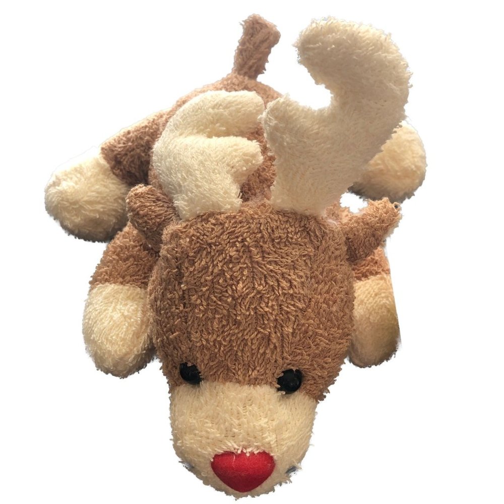 Bath Body Works Scrubby Buddies "Buck" the Reindeer Scrubbing Loofah 9"